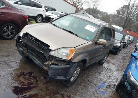 2003 Honda Cr-V Ex из США, поврежденный, VIN SHSRD78873U118334